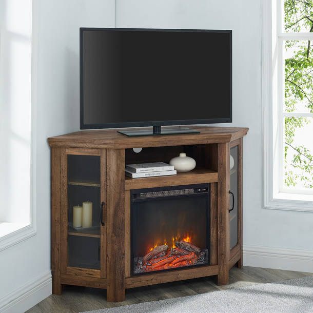 Steelside™ Yolanda TV Stand for TVs up to 60" Electric with Fireplace